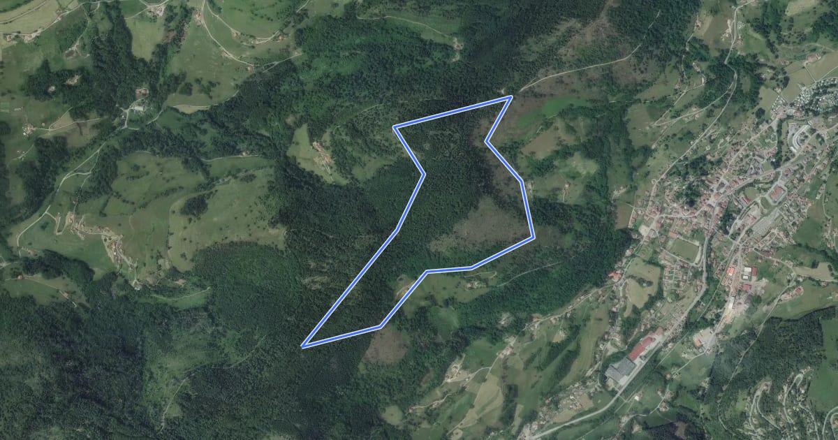 Маршрут Circuit des Faisans на спутниковом снимке