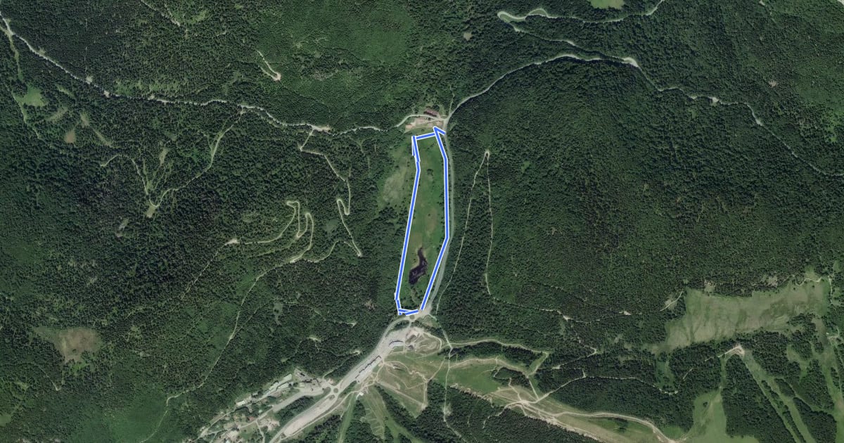 Маршрут Circuit des Feignes sous Vologne на спутниковом снимке
