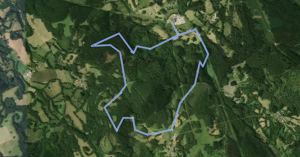 Маршрут Circuit des Grammonts на спутниковом снимке