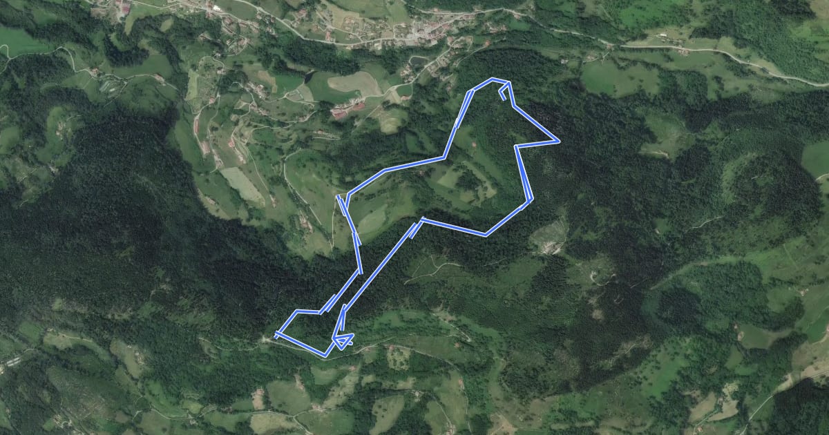 Маршрут Circuit des Points de Vue на спутниковом снимке
