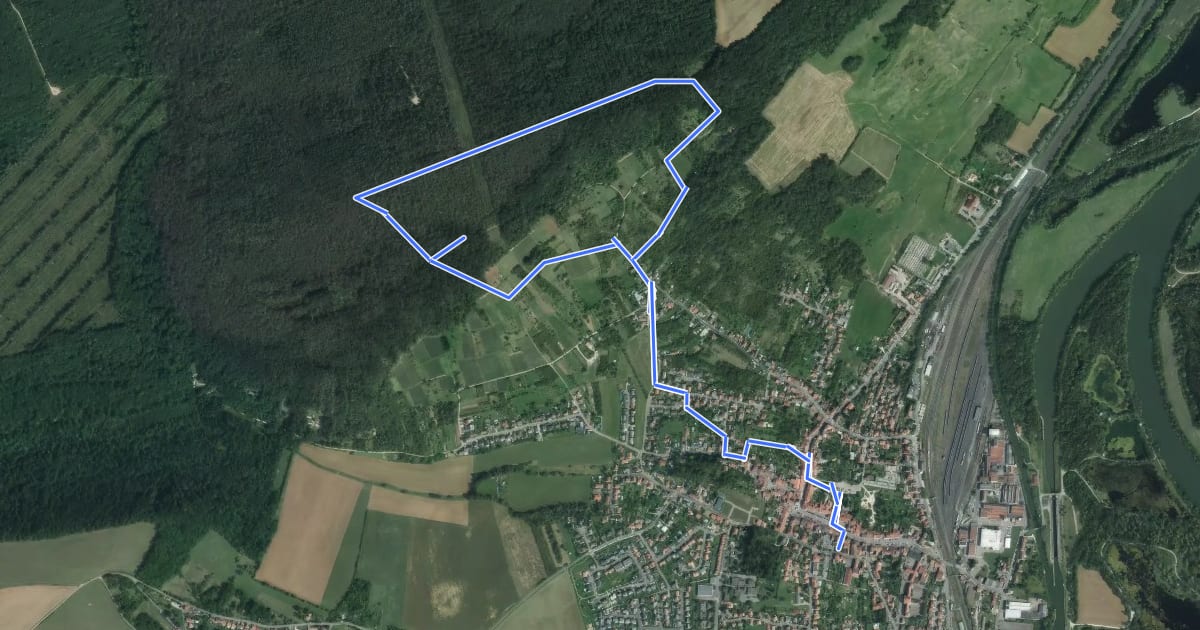 Маршрут Circuit des Sonneurs de la Côte на спутниковом снимке