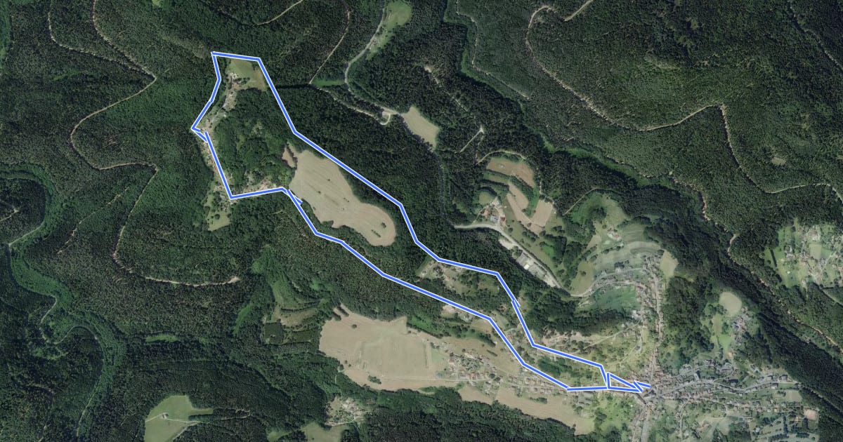 Маршрут Circuit du Ballerstein на спутниковом снимке