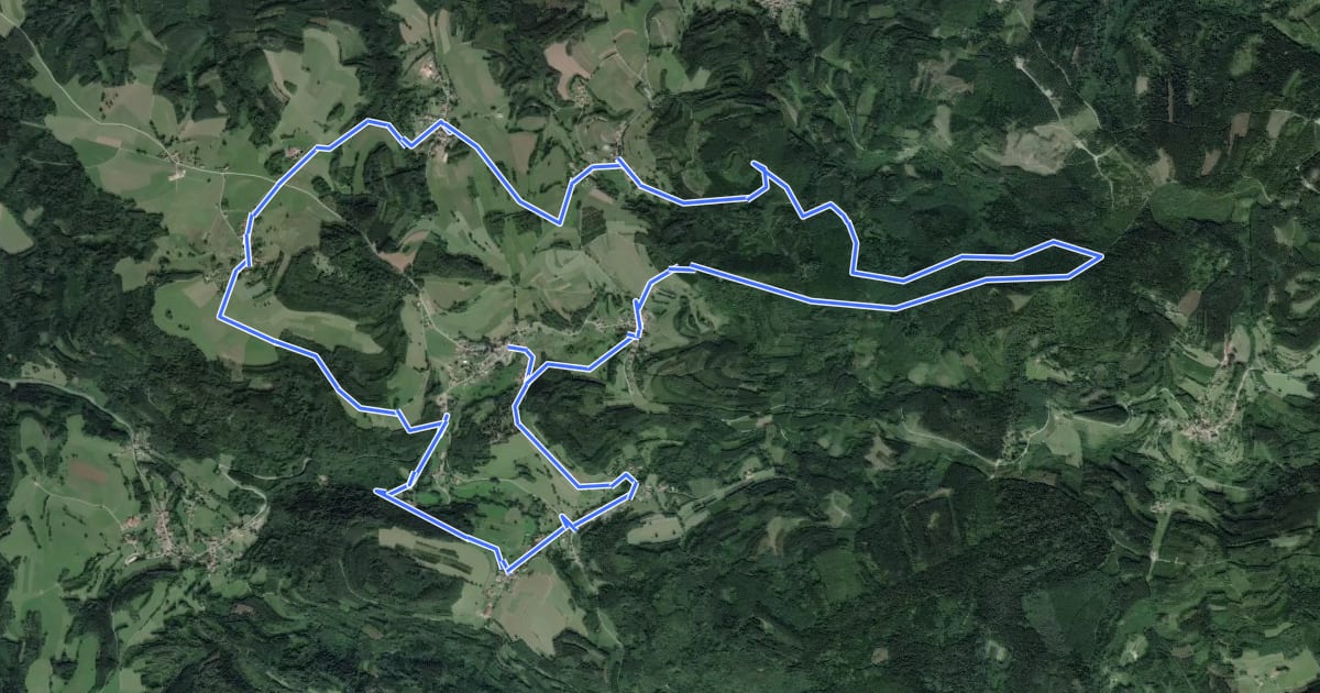 Маршрут Circuit du Ban-de-Sapt на спутниковом снимке