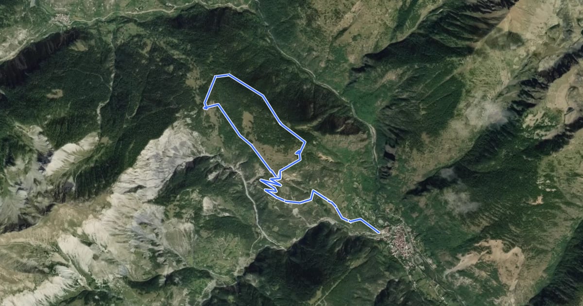 Маршрут Circuit du Bois d'Anelle на спутниковом снимке