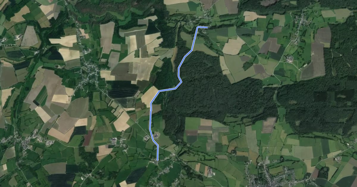 Маршрут Circuit du Bois de Groez - Variante Reumont на спутниковом снимке