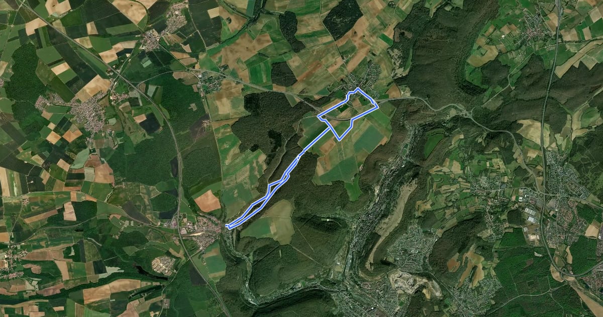 Маршрут Circuit du Bois de la Dame на спутниковом снимке