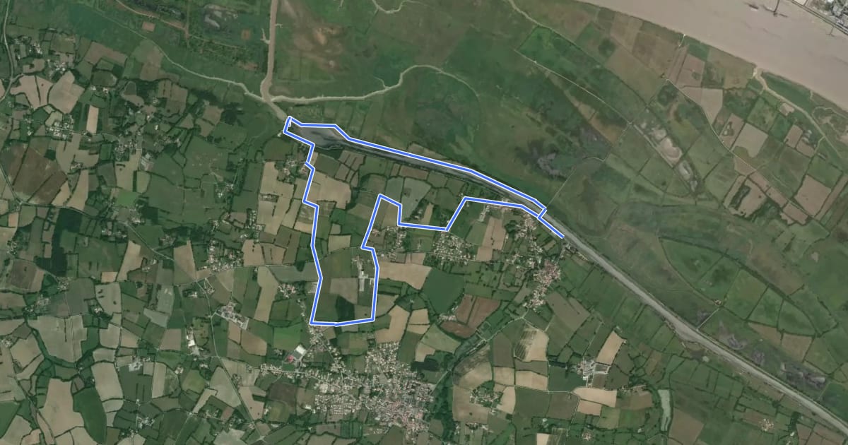Маршрут Circuit du Carnet на спутниковом снимке