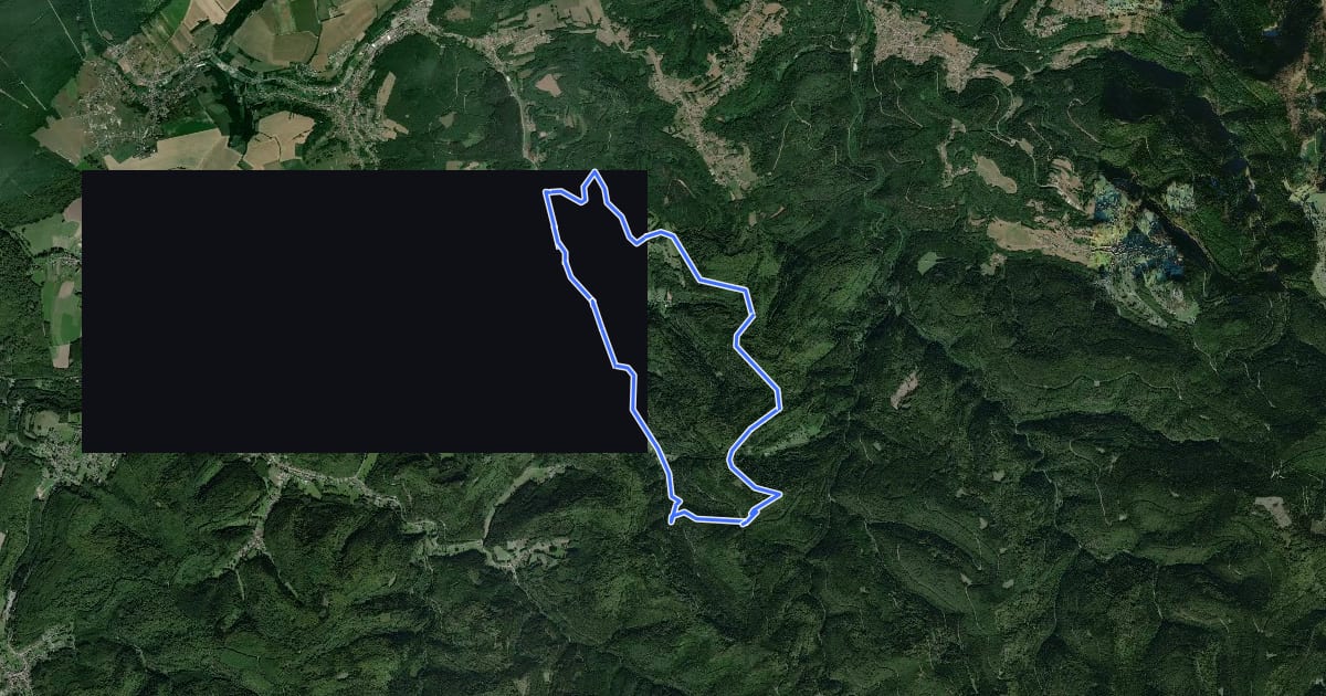 Маршрут Circuit du cimetière gallo-romain на спутниковом снимке
