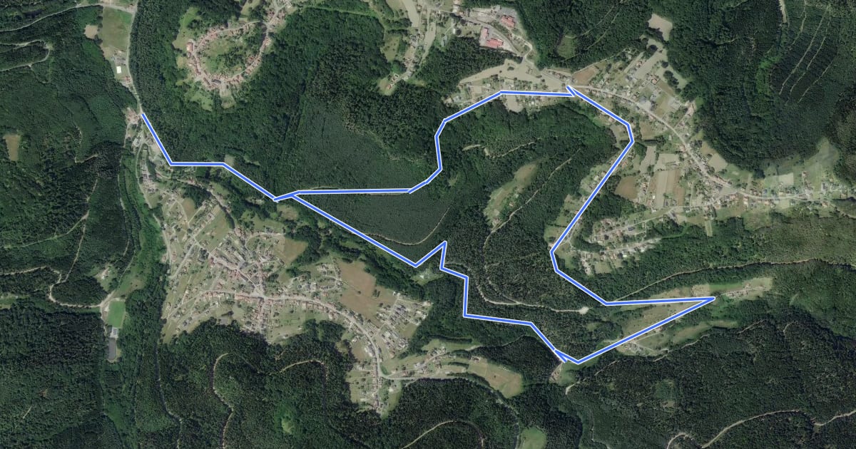 Маршрут Circuit du Falkenberg на спутниковом снимке