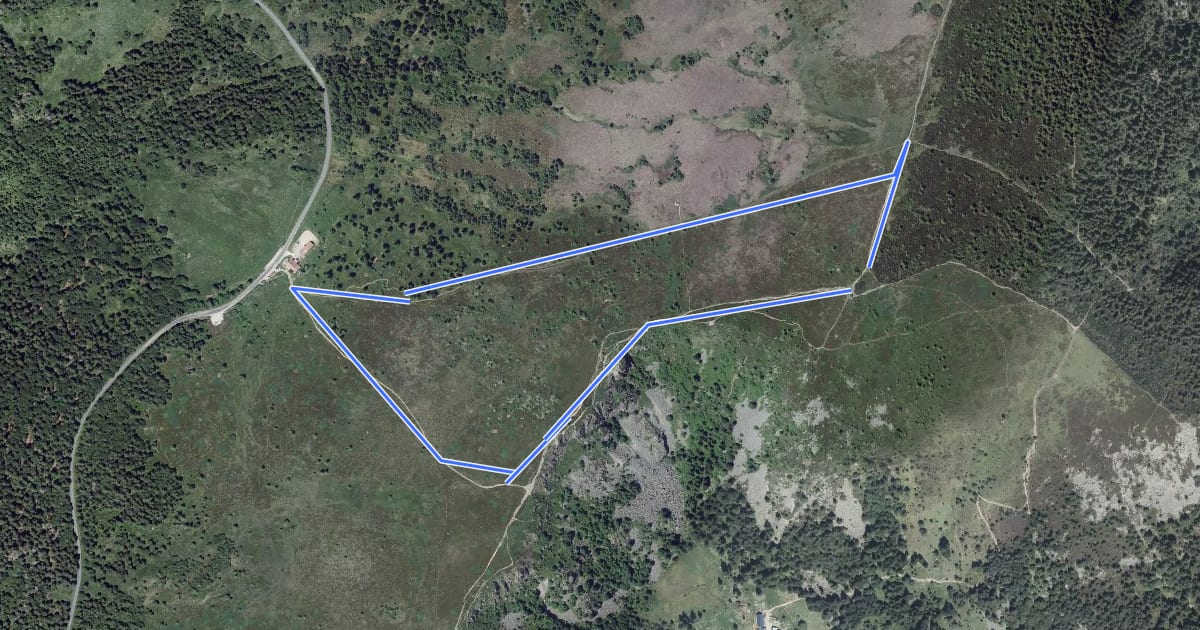 Маршрут Circuit du Gazon du Faing на спутниковом снимке