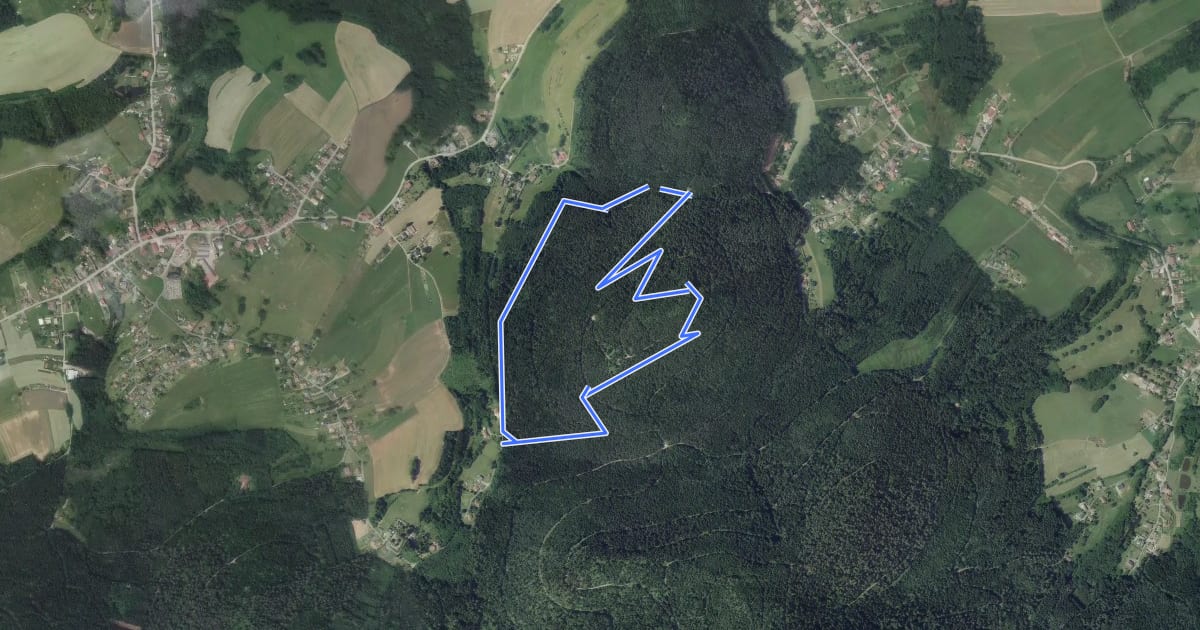 Маршрут Circuit du Grand Jumeau на спутниковом снимке