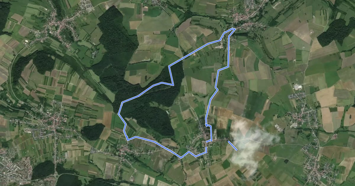 Маршрут Circuit du Grauberg на спутниковом снимке