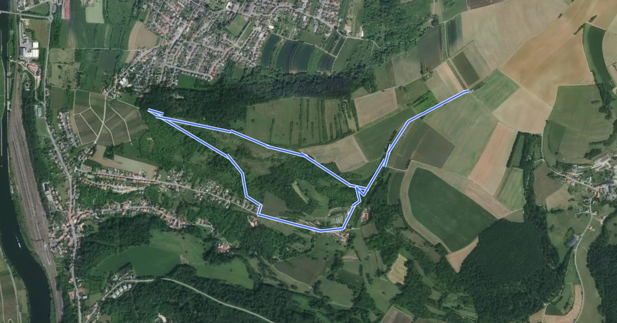 Маршрут Circuit du Hammelsberg на спутниковом снимке