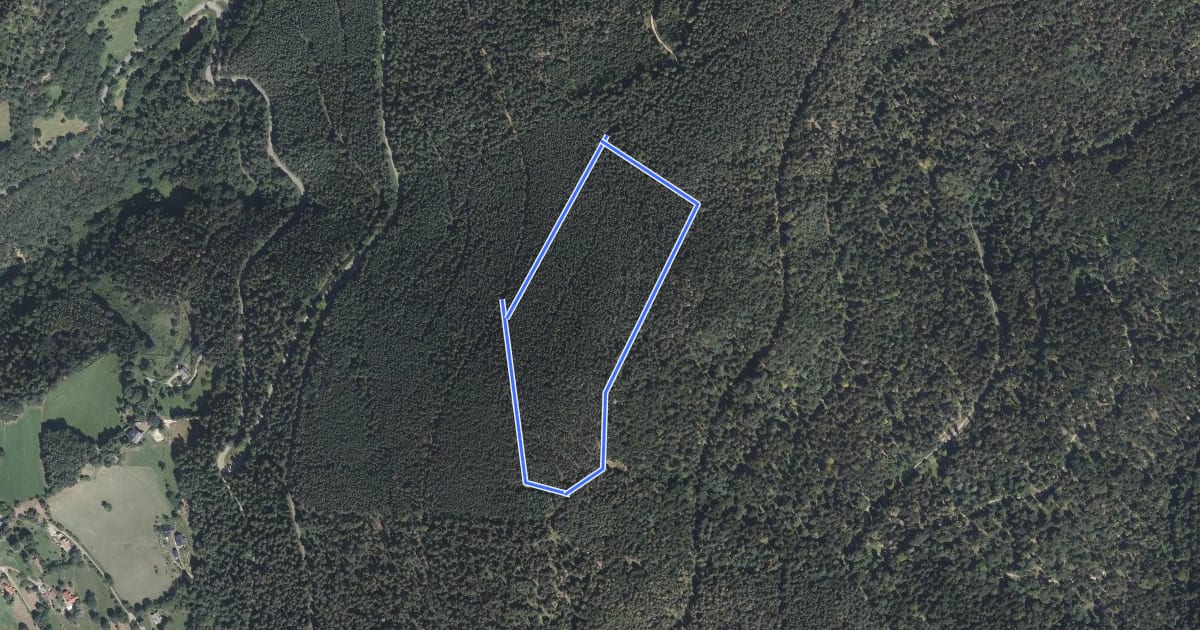 Маршрут Circuit du Kalblin на спутниковом снимке