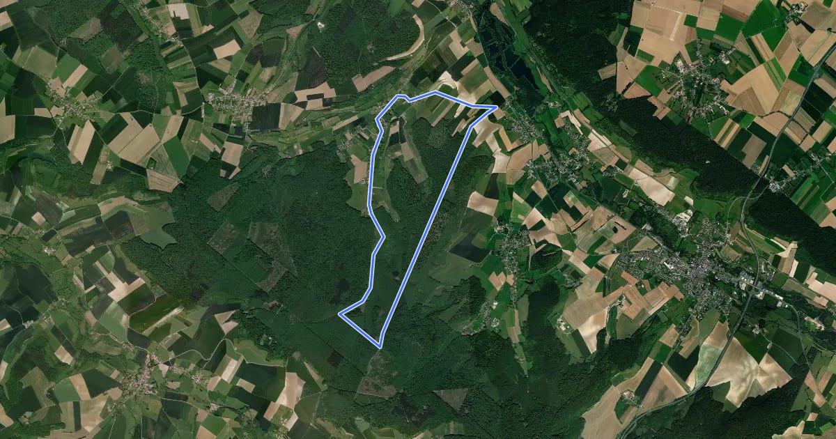 Маршрут Circuit du Mont Madame на спутниковом снимке