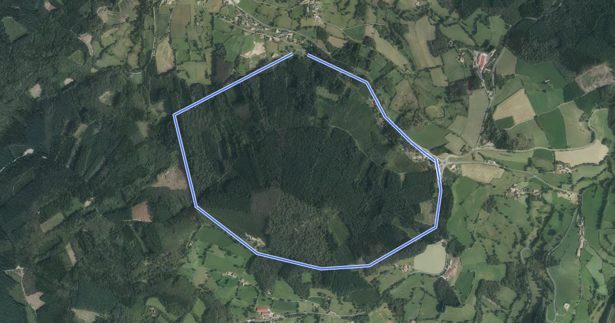 Маршрут Circuit du Mont Saint-Rigaud 5 km на спутниковом снимке