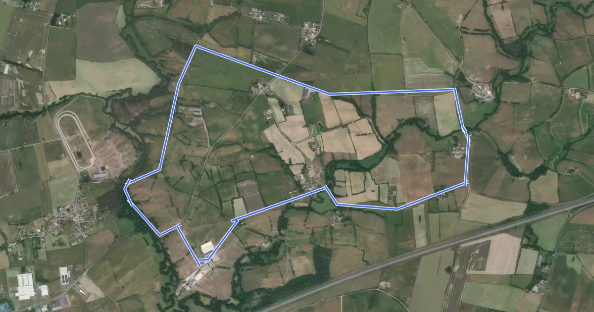 Маршрут Circuit du Pont Romain на спутниковом снимке