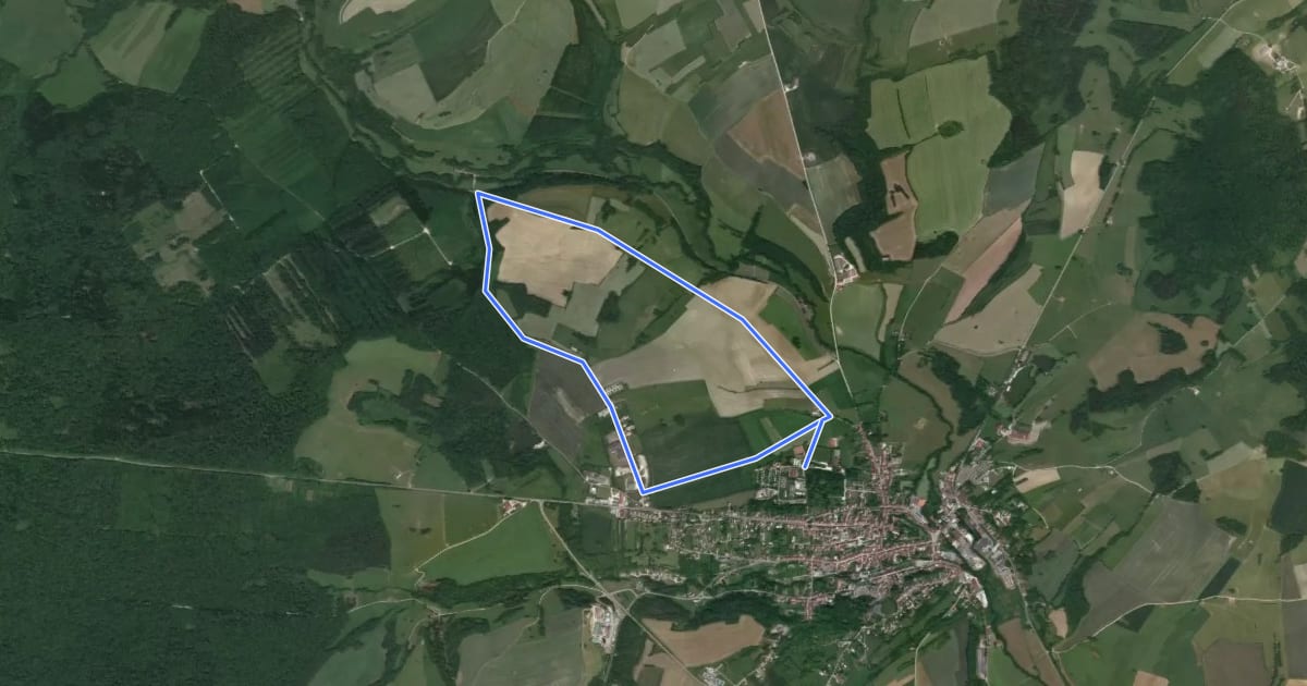 Маршрут Circuit du Râteau на спутниковом снимке
