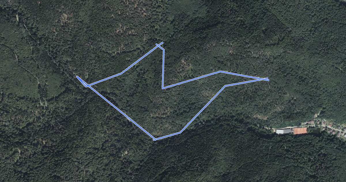 Маршрут Circuit du Roi de Rome на спутниковом снимке