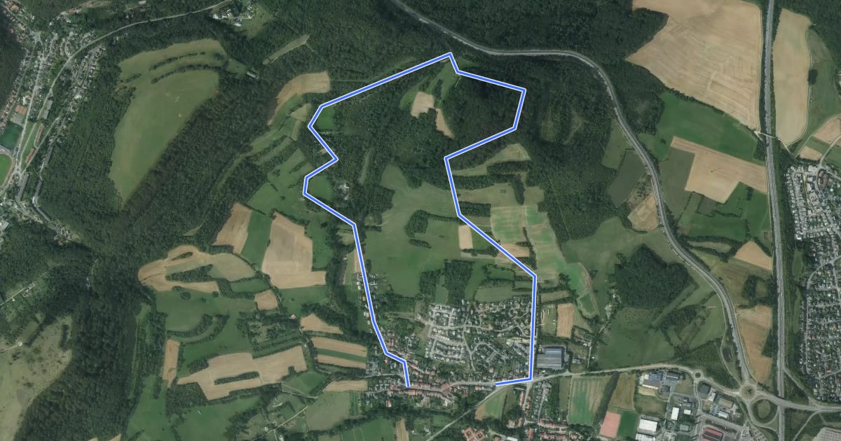 Маршрут Circuit du Saint-Michel на спутниковом снимке