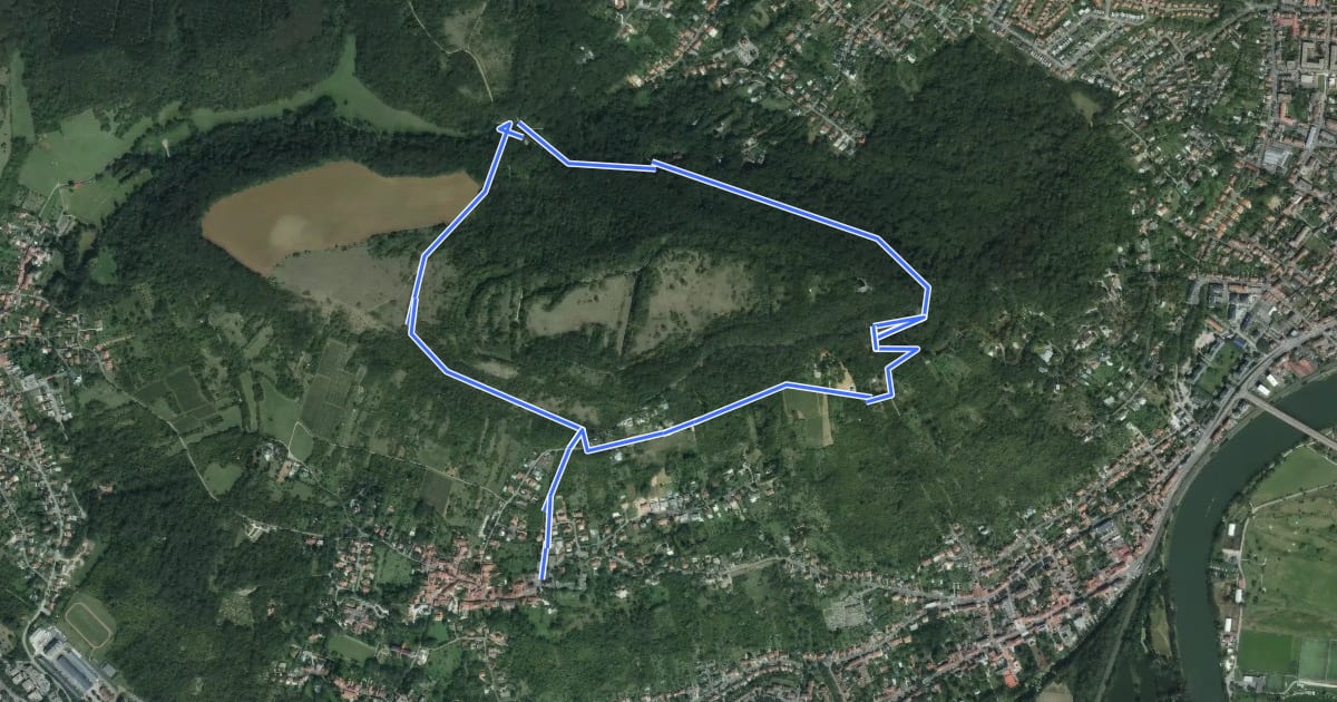Маршрут Circuit du Tour du Mont St Quentin на спутниковом снимке