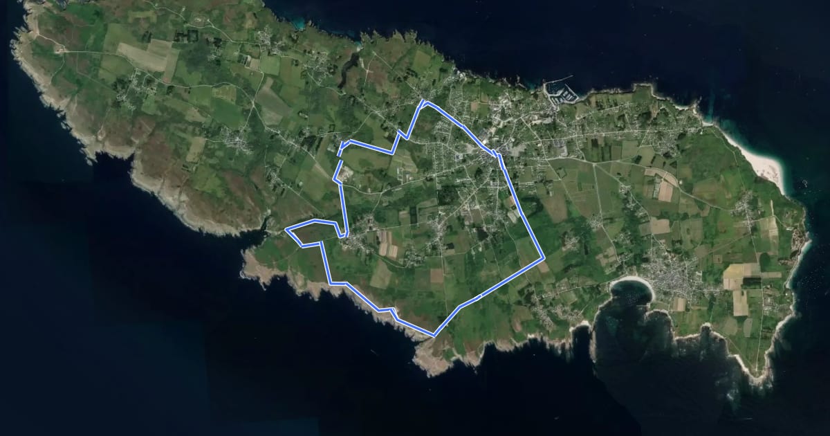 Маршрут Circuit du Trou de l'Enfer / Saint-Nicolas на спутниковом снимке