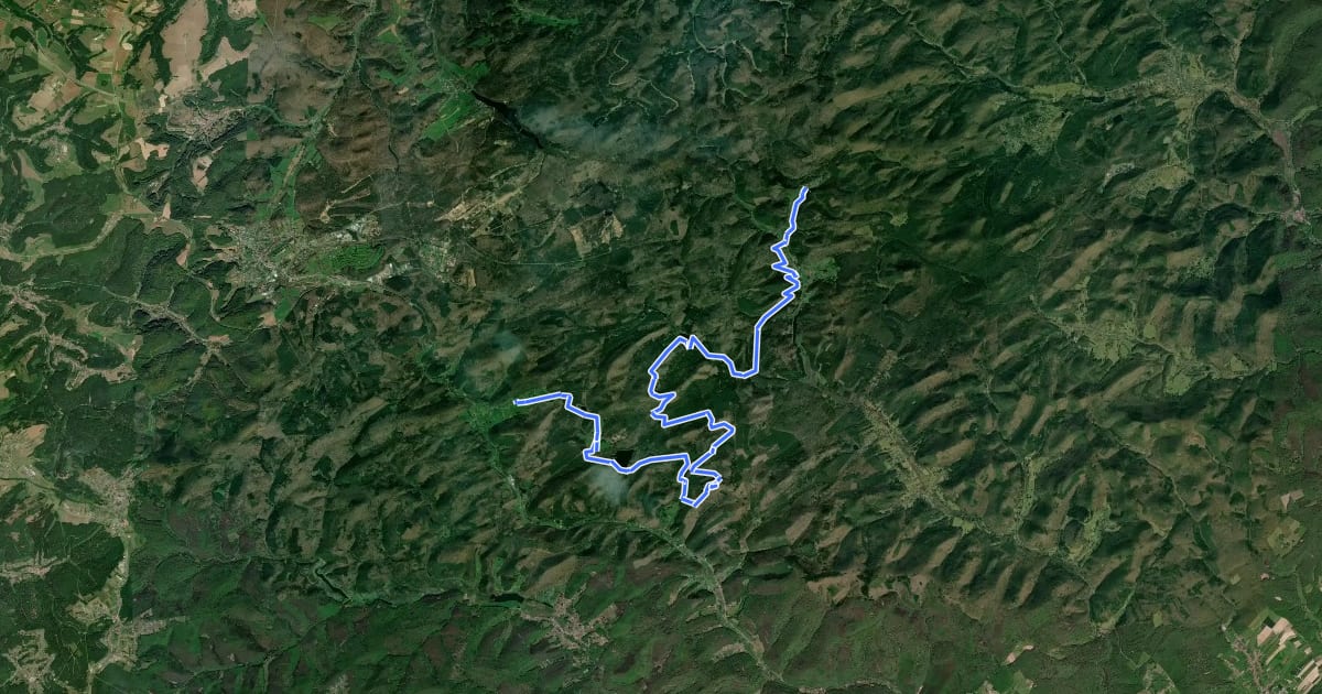 Маршрут Circuit entre l’Alsace et la Moselle-section 3 на спутниковом снимке