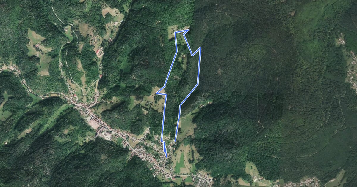 Маршрут Circuit Grandgoutte на спутниковом снимке