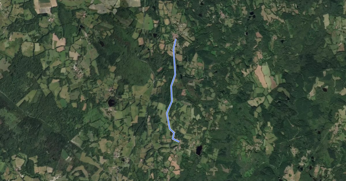Маршрут Circuit Henri IV (variante) на спутниковом снимке