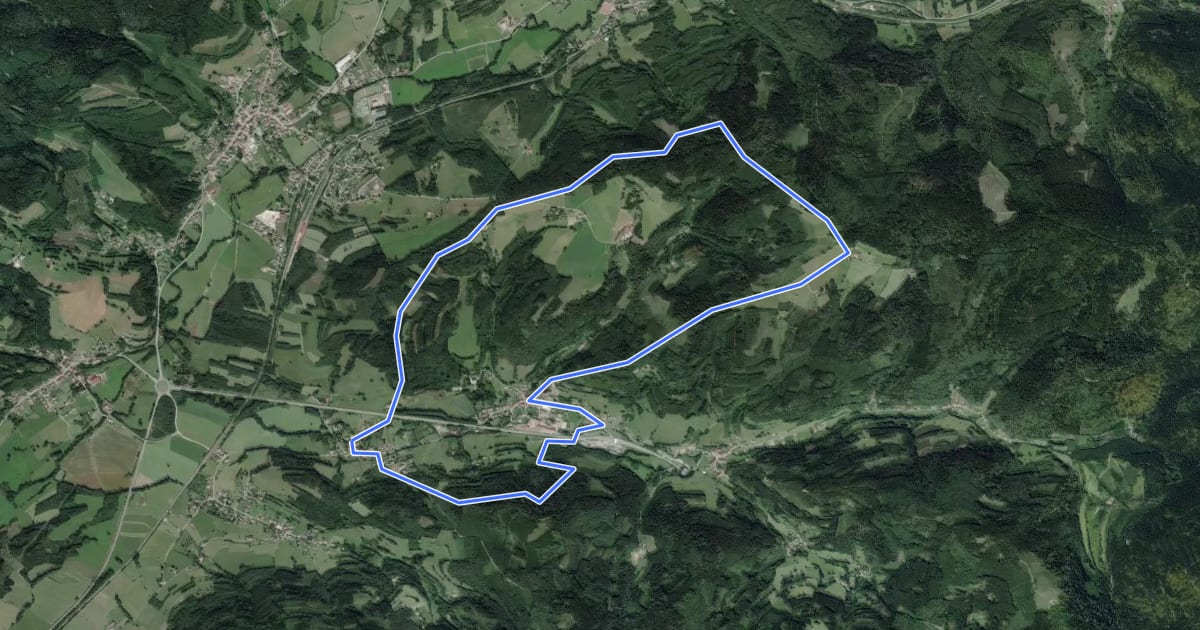Маршрут Circuit Herbeaupaire на спутниковом снимке
