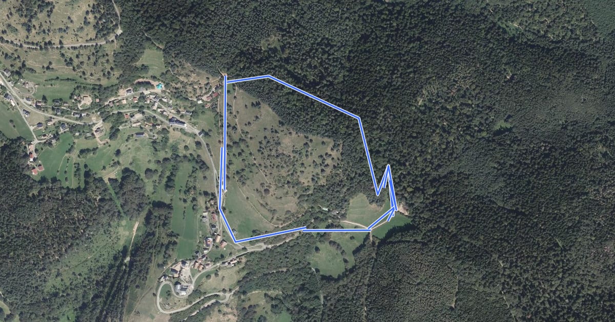 Маршрут Circuit Hoernleskopf на спутниковом снимке