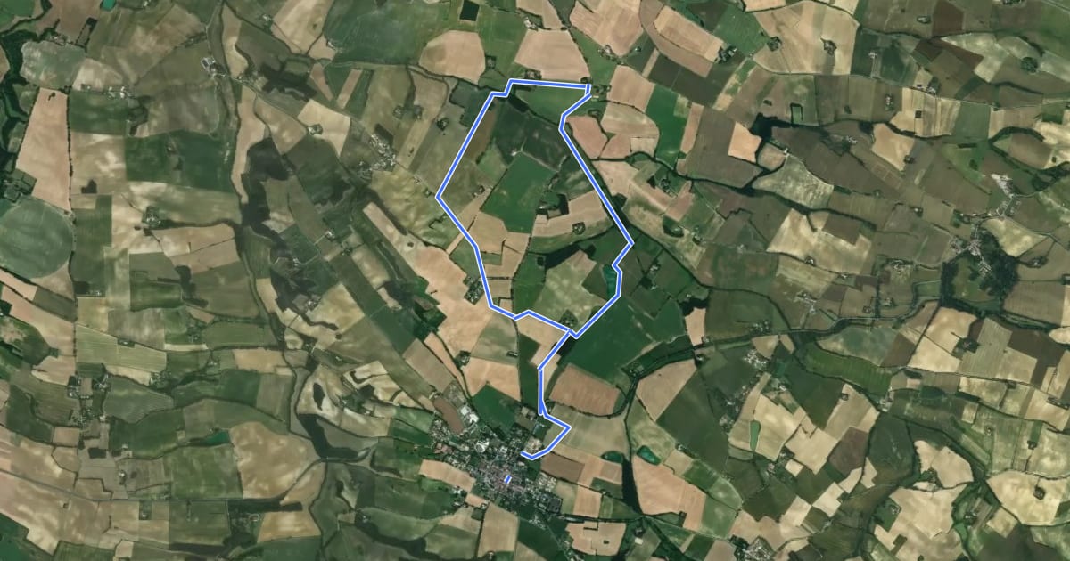 Маршрут Circuit le Cachou на спутниковом снимке