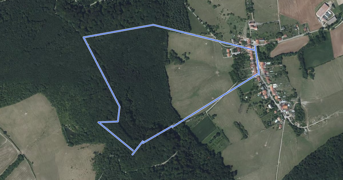Маршрут Circuit Le chemin des Ecoliers на спутниковом снимке