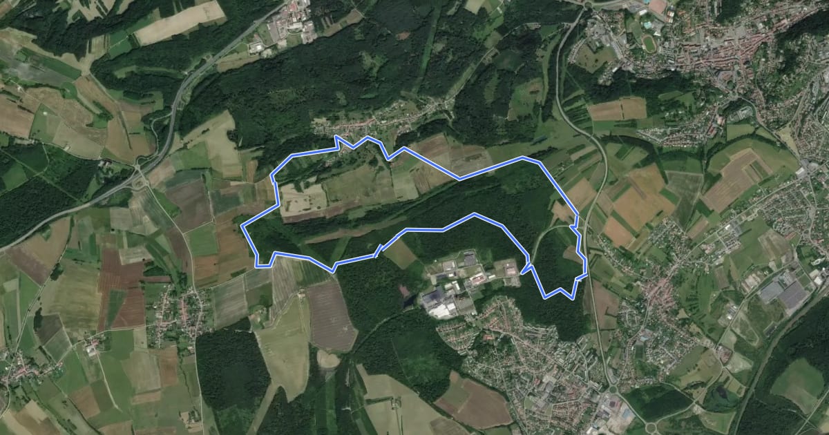Маршрут Circuit Mare au moine на спутниковом снимке