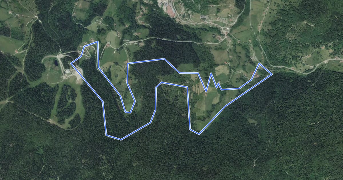 Маршрут Circuit Musée du Textile на спутниковом снимке