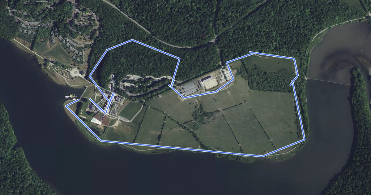 Маршрут Circuit Ornithologique на спутниковом снимке