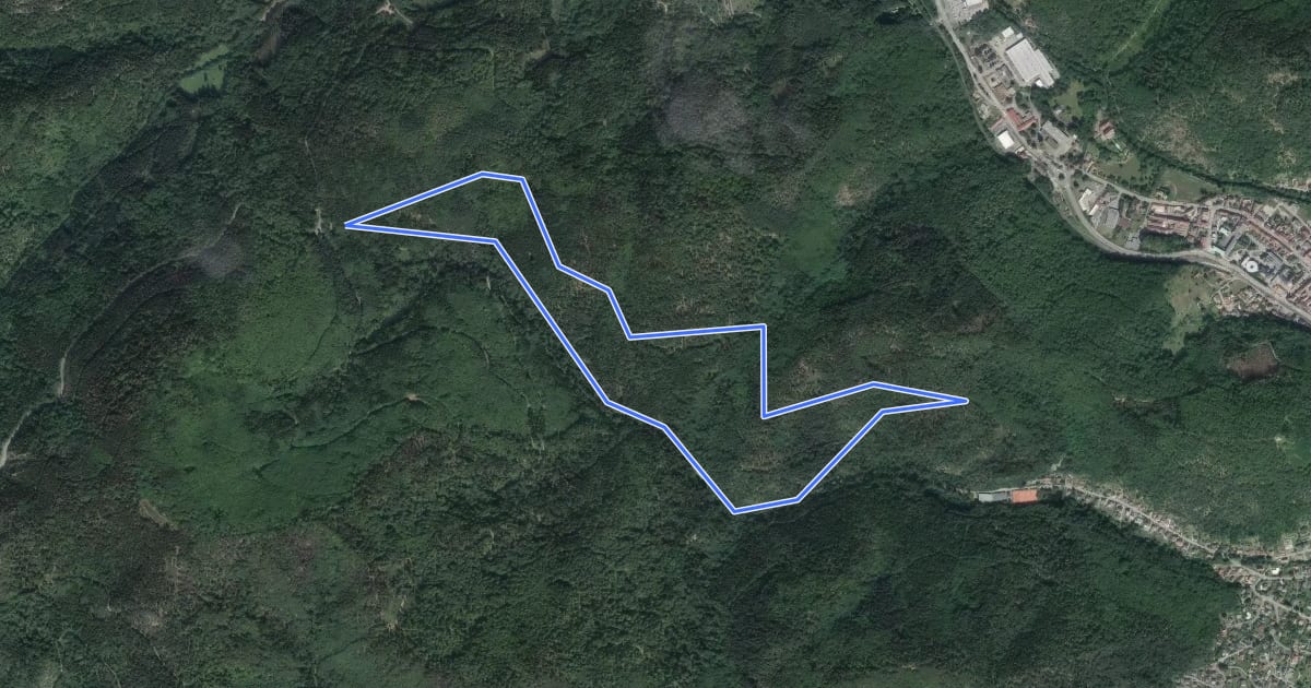 Маршрут Circuit Plan Diebold на спутниковом снимке