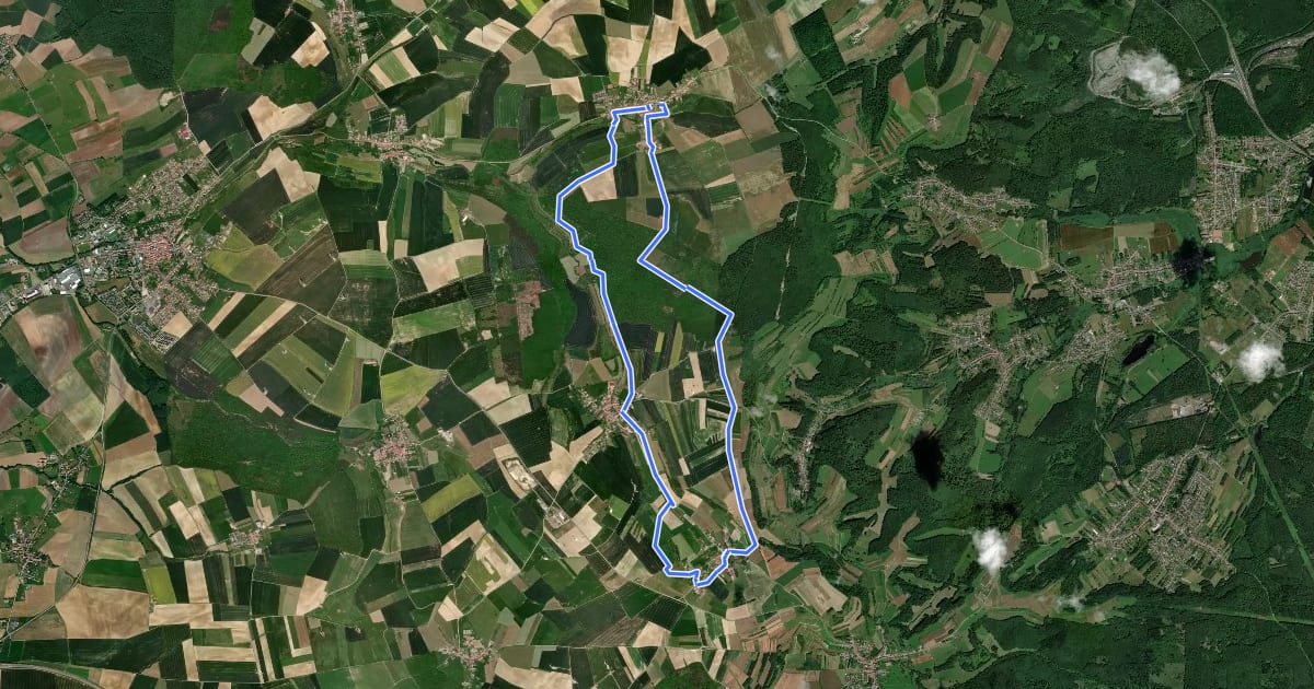 Маршрут Circuit sur les pas d'Eole на спутниковом снимке