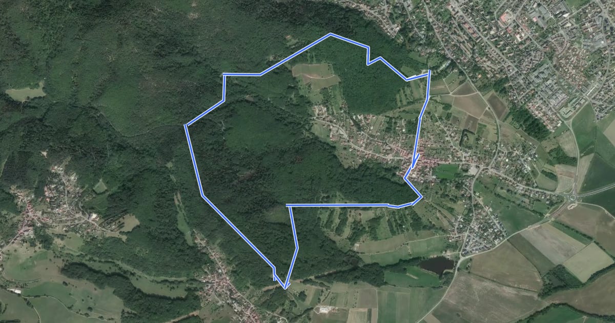 Маршрут Circuit touristique de Leimbach на спутниковом снимке