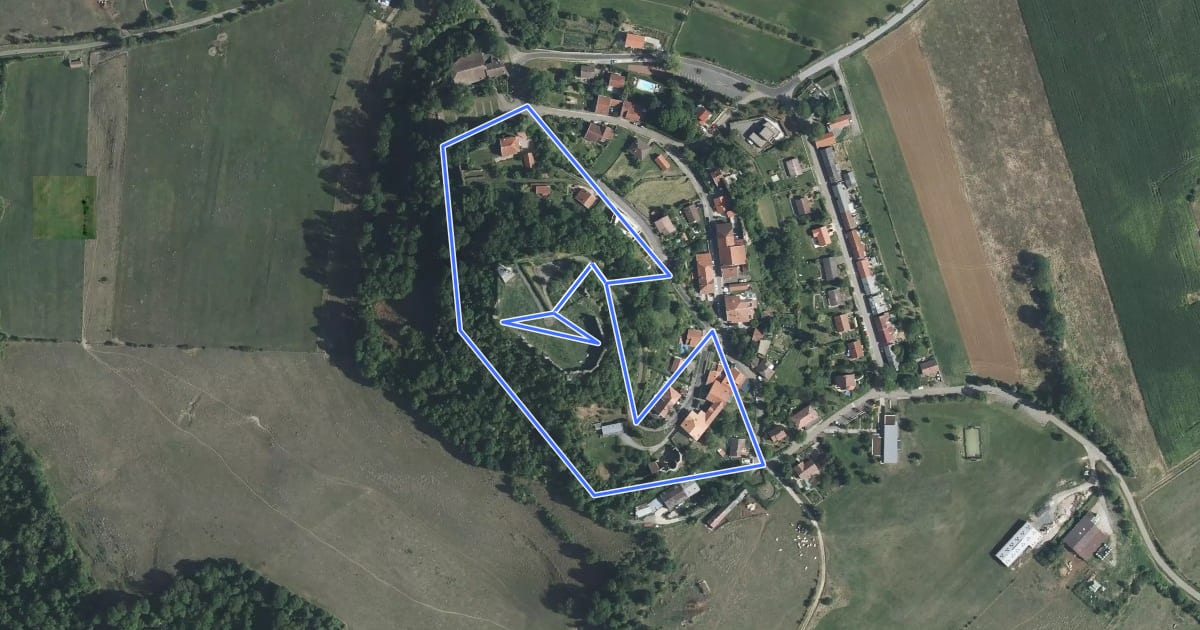 Маршрут Circuit touristique Mousson на спутниковом снимке