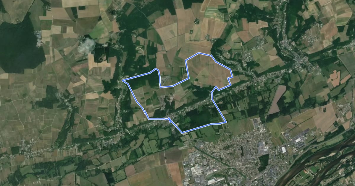 Маршрут Circuit Val Plateau на спутниковом снимке