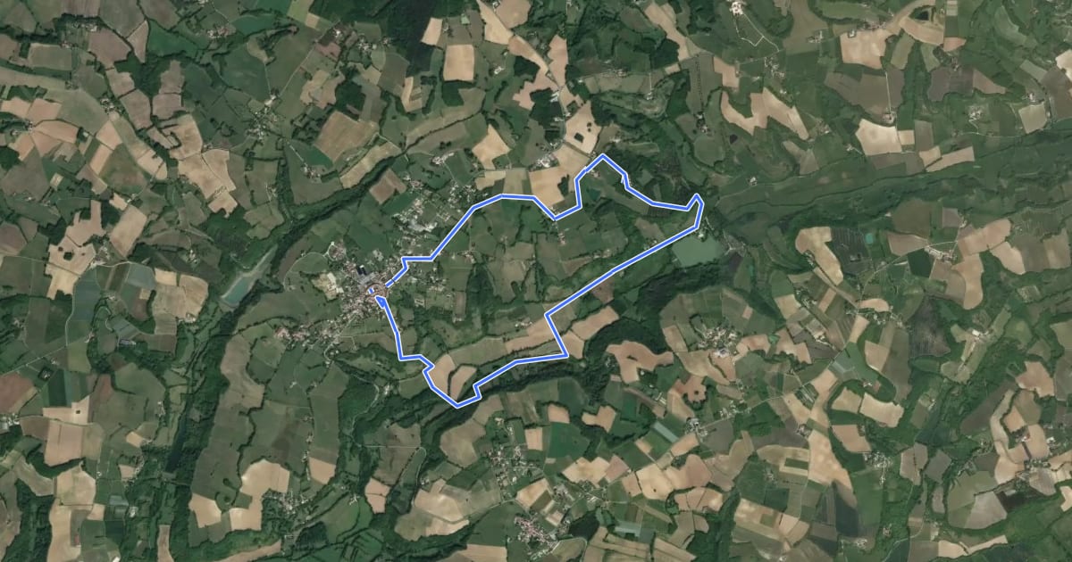 Маршрут Circuit VTT FCC n°3 на спутниковом снимке