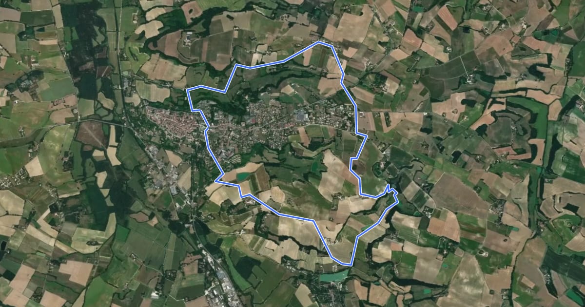 Маршрут Circuit VTT n°4 на спутниковом снимке