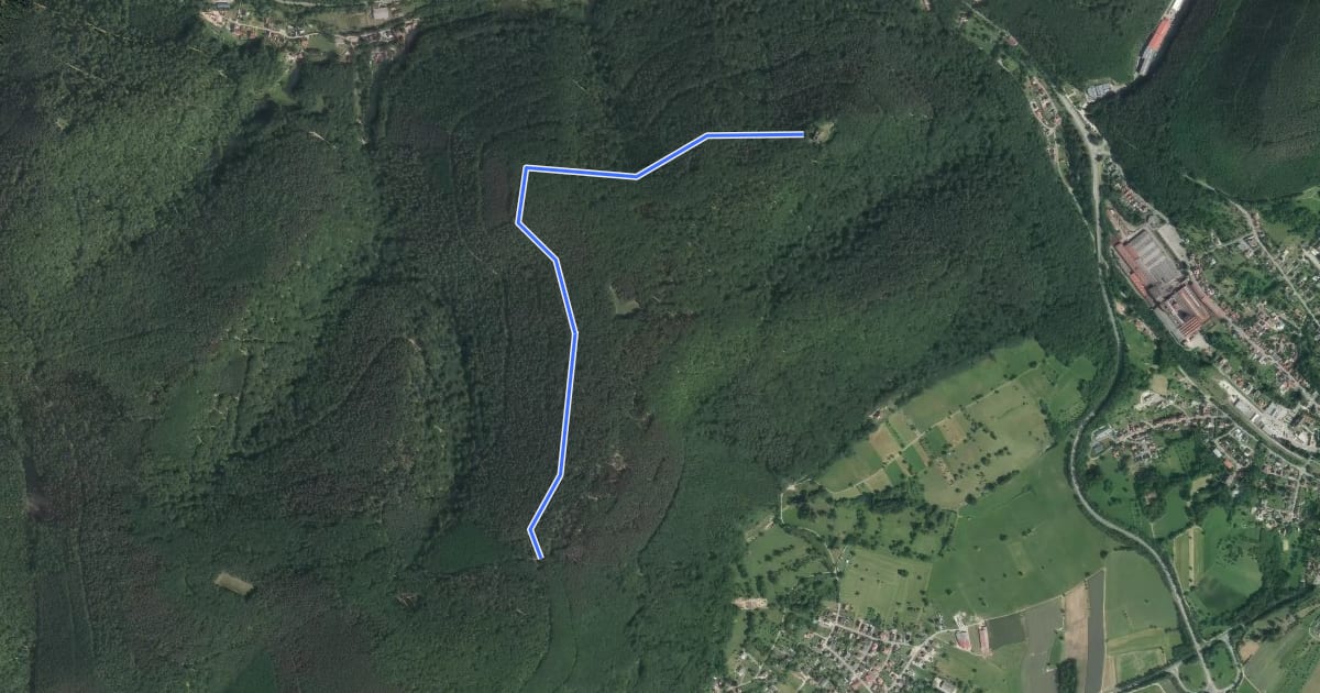 Маршрут Circuit VTT Niederbronn 2 на спутниковом снимке