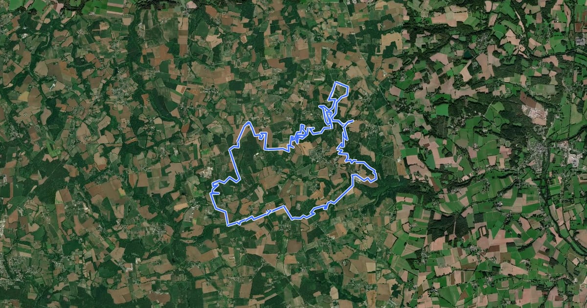 Маршрут Circuit VTT Permanent на спутниковом снимке