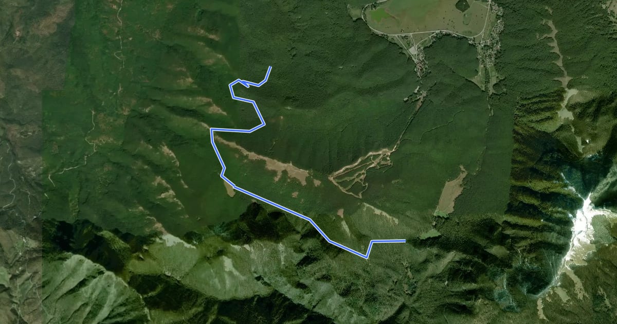 Маршрут Circuito del Monte Rajamagra на спутниковом снимке