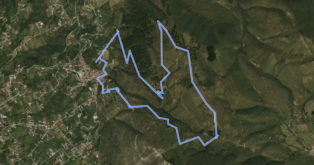 Маршрут Circuito di Santo Stefano del Sole на спутниковом снимке