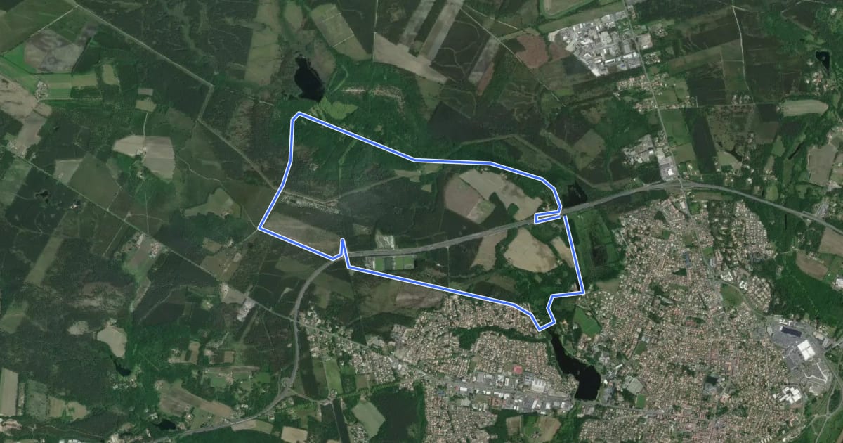 Маршрут Circuits d'Abesse на спутниковом снимке