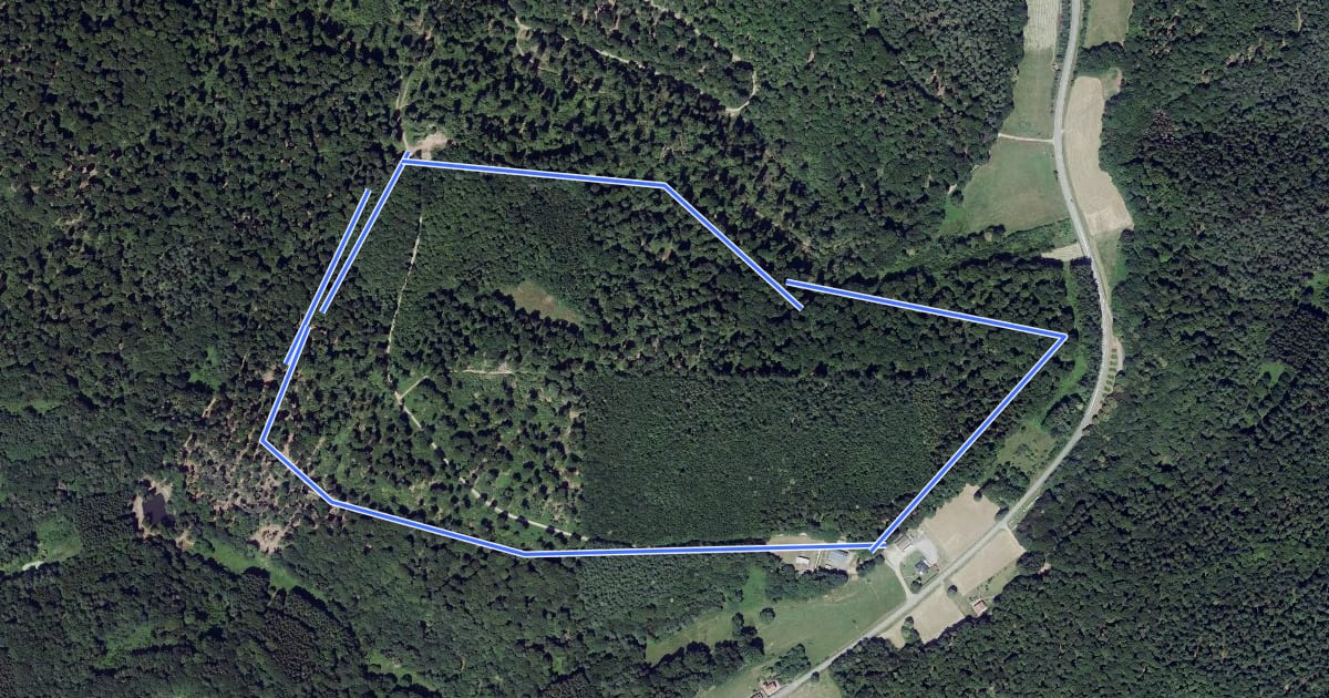 Маршрут Circulaire des deux Schlossberg на спутниковом снимке
