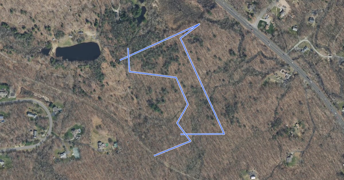 Маршрут Clark Trail на спутниковом снимке